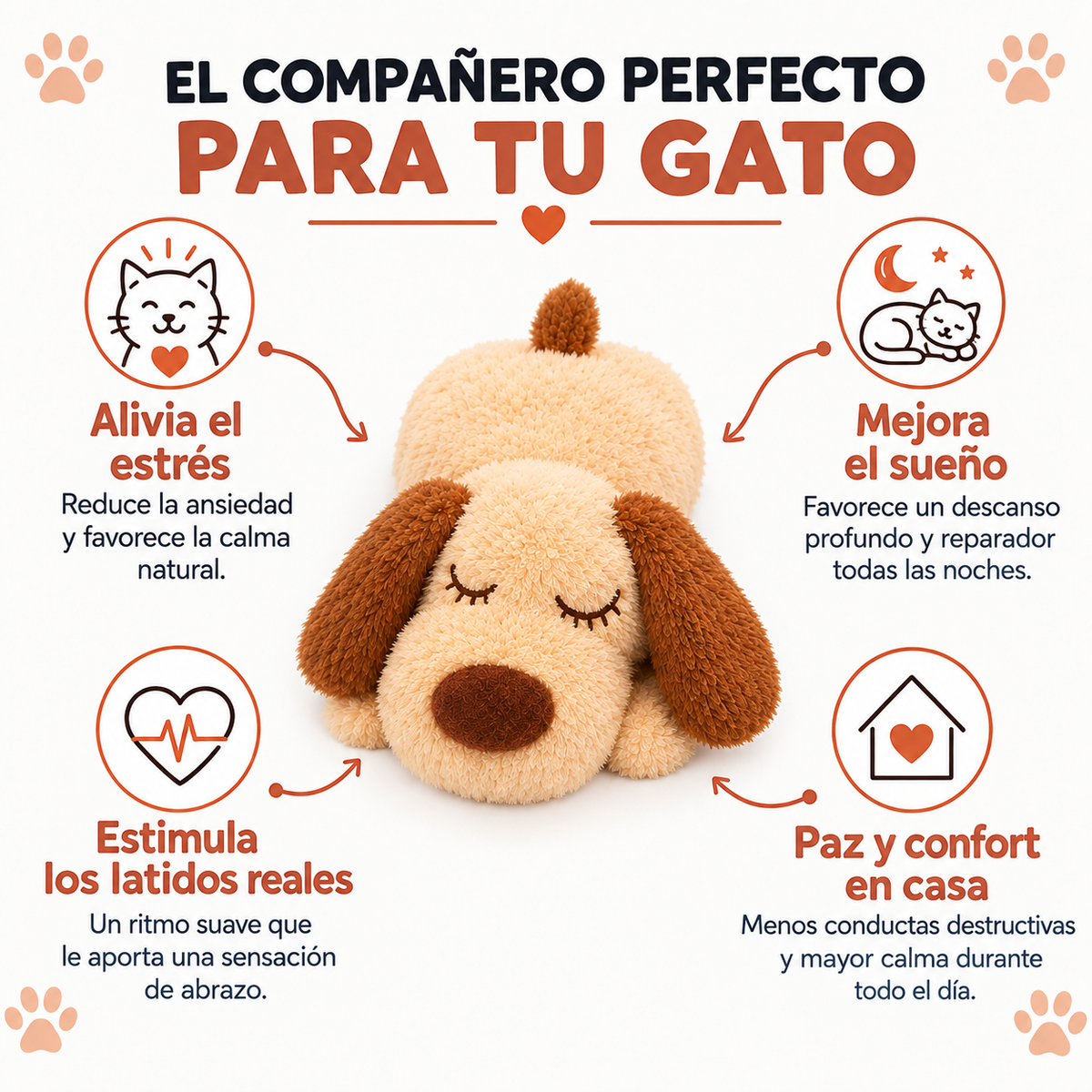 Peluche Calmante para Mascotas